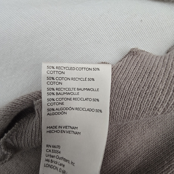 Free People We The Free Raw Lettuce Hem Tunic Dress Taupe – Size Medium - Picture 6 of 13